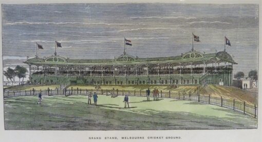 29-523  Melbourne Cricket Ground MCG grand stand  c.1889