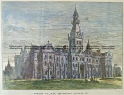 29-528  Ormond College Melbourne University c1889