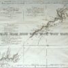 3-001 - Australia - Carte dune Partie de la Cote de la N le. Galles  East coast of Australia from Cooks 1st voyage Bernard - circa 1774 Copperplate engraving 34cm X 29cm Condition A+