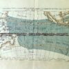 3-006 - Australia - Mer du Sud (Pacific) A F Prevost - circa 1753 Hand coloured copperplate engraving 30cm X 15cm Condition A+