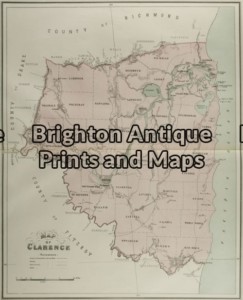 3-068 - New South Wales - Clarence John Sands - circa 1886 Chromolithograph 42cm X 53cm Condition A+