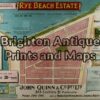 3-214 - Victoria - Rye Beach Estate Real Estate sub-division map  circ 1910 - 20 Robert Harding Chromolithograph 97cm X 75cm Condition A