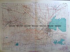 3-306  Victoria - Geelong region military map  c. 1928