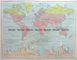 3-390 World - Distribution of Animals