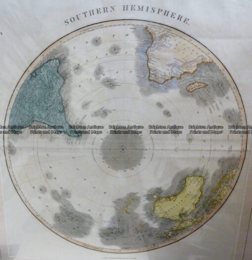 3-400  Southern Hemisphere – South Pole by Thomson  c.1816