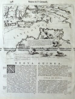 3-520  Australia - Nuova Guinea by Coronelli  c.1696