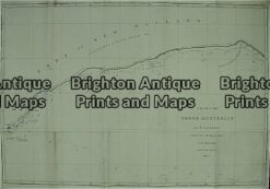 3-521  WA - Flinders chart of Australian Bight  c.1814