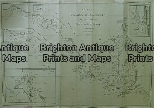 3-522  Flinders chart of South Australia  c.1814