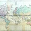 3-808  World in 1783 by Quin c.1856