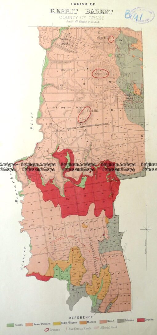 3-813  Victoria – Parish of Kerrit Bareet in County of Grant  c.1900