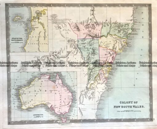 3-818  NSW and Australia by Teasdale c.1844