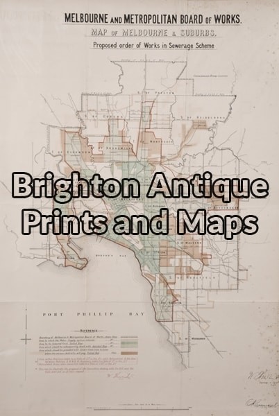 3-819 Map of Melbourne and Suburbs  circa 1896