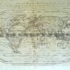 3-820   World by Emanuel Bowen  c.1744