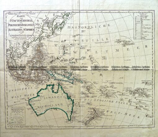 3-821  Australia by Canzler c.1795