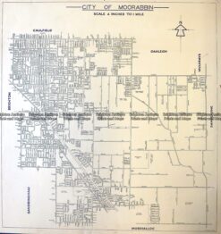 3-831 Moorabbin street map  c.1949