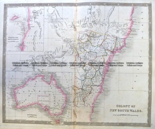 3-891  Australia and Pacific by Teesdale  c.1837