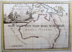 3-899  Australia - Nuova Olanda by Cassini  c.1798