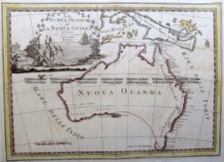 3-899  Australia - Nuova Olanda by Cassini  c.1798