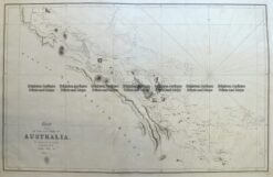 3-899 Coast of Queensland by Flinders & Phillip King Admiralty... circa 1824