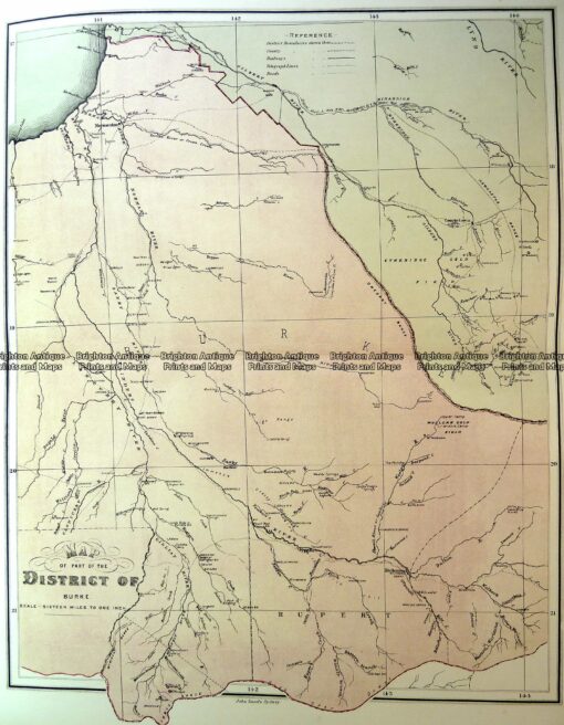3-958  Queensland – District of Burke by J Sands  c.1886