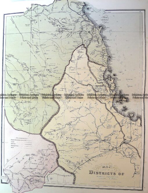 3-964  Queensland – Districts of Kennedy  c.1886