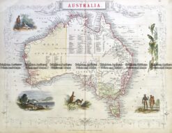 3-978  Australia by Tallis  c.1851