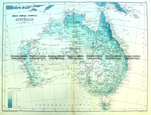 3-980  Australia by Bartholomew  c. 1890