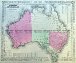 3-988  Australia by Johnson & Ward  c.1855