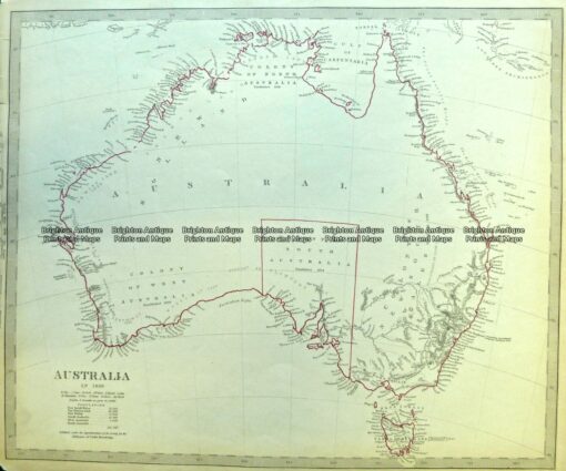3-990  Australia in 1839 by S.D.U.K. c.1839