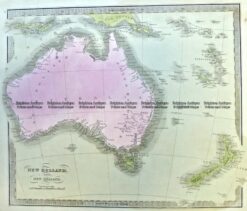 3-991  Australia and New Zealand c.1840