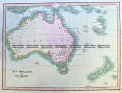 3-992  Australia and New Zealand by Smith c.1835