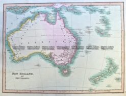 3-992  Australia and New Zealand by Smith c.1835