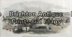 32-369 - Adelaide - Adelaide from Hindley Street Anon - circa 1850 Hand coloured wood engraving 24cm X 13cm Condition A+