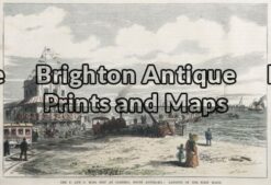 32-376 - SA - Glenelg Anon - circa 1874 Hand coloured wood engraving 23cm X 15cm Condition A+
