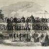 32-381 - Perth - Government House Anon - circa 1870 Hand coloured wood engraving 34cm X 23cm Condition A+
