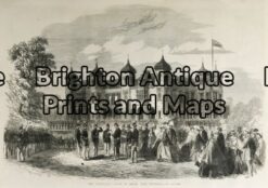 32-381 - Perth - Government House Anon - circa 1870 Hand coloured wood engraving 34cm X 23cm Condition A+