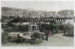 32-389 - Hobart Anon - circa 1886 Hand coloured wood engraving 23cm X 14cm Condition A+