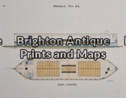 33-029 - Maritime Architecture Alley & McLellan - circa 1914 Chromolithograph 26cm X 20cm Condition A+