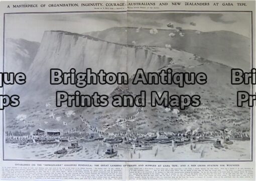 33-031 ANZAC – Gallipoli – Landing at Gaba Tepe in 1915