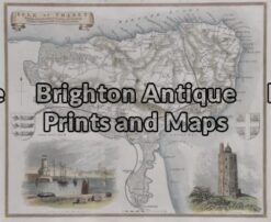 4-159 - England - Isle of Thanet Moule - circa 1840 Hand coloured steel engraving 26cm X 19cm Condition A+