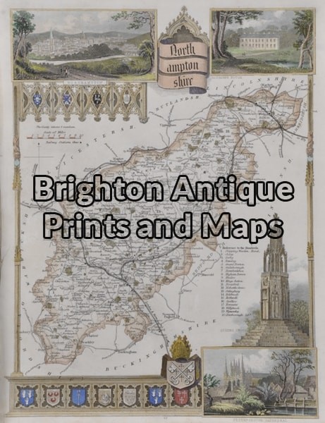 4-164 – England – Northamptonshire Moule – circa 1840 Hand coloured steel engraving 19cm X 26cm Condition A+