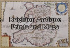 4-165 - Wales Jansson - circa 1677 Hand coloured copperplate engraving 45cm X 35cm Condition A+