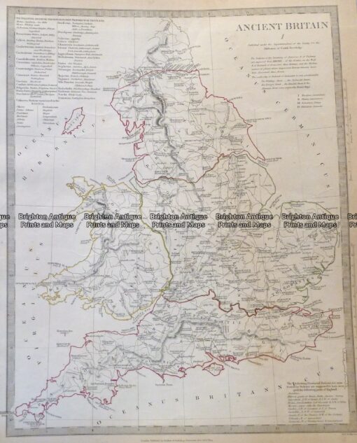 4-167  Ancient England and Wales  c.1844