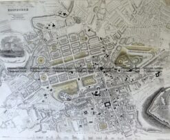 4-172 Edinburgh street map by S.D.U.K c.1844