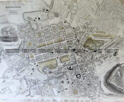 4-172 Edinburgh street map by S.D.U.K c.1844