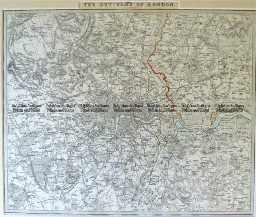 4-177  London and vicinity by S.D.U.K. c.1844