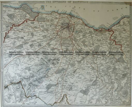 4-178  Edinburgh and vicinity by S.D.U.K. c.1844