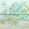 4-186  Europe - Topographical map  by Blackwood  c.1890