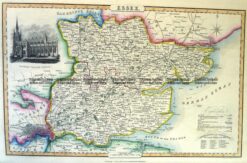 4-187  Essex England by I. Slater c.1847