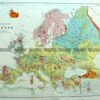 4-187  Europe Geological by Blackwood  c.1890